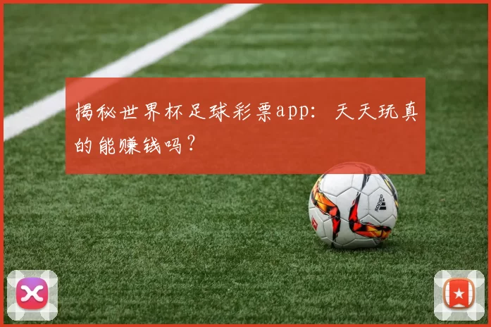 揭秘世界杯足球彩票app：天天玩真的能赚钱吗？