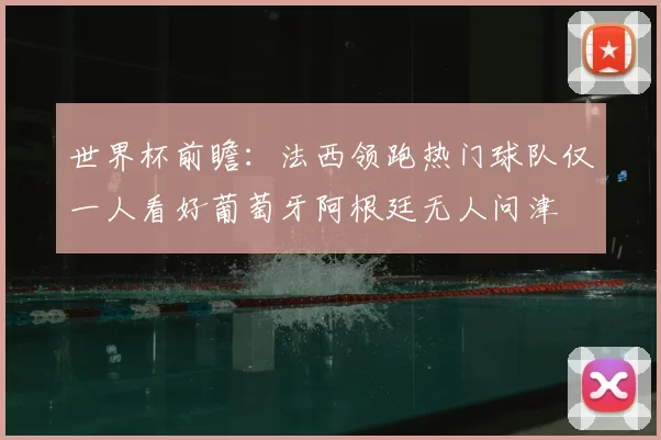 世界杯前瞻：法西领跑热门球队仅一人看好葡萄牙阿根廷无人问津